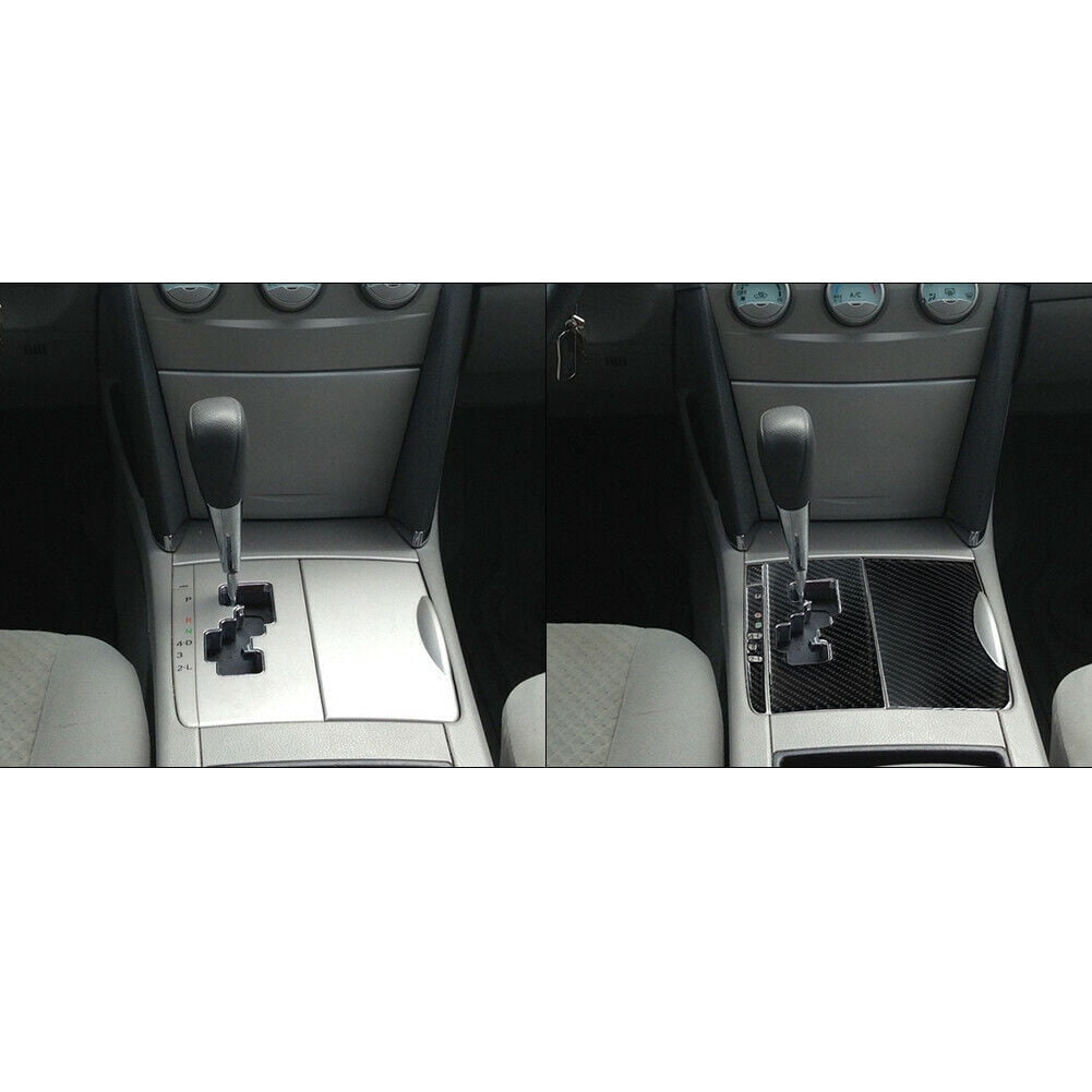 4x Carbon Fiber Gear Shift Panel Cover Trim Type A For Toyota Camry 2007-2011