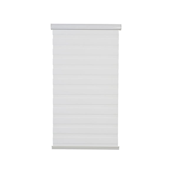 Store zébré filtrant la lumière à enroulement automatique sans cordon de hometrends