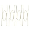 thumbnail image 4 of CATIEBYE hanging wall plates Spring Wall Plate Hangers Golden Iron 4pcs, 4 of 6