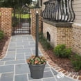 thumbnail image 3 of Patio Living Cambridge 00411 Single Lantern Planter-Color:Cast Iron, 3 of 3