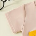 thumbnail image 6 of Kaprioy Toddler Boys Clothes Summer Outfit Sets Cute Tractor Embroidered Printed Short Sleeve Tops T Shirt Pockets Shorts Knit Clothes Set Boys Summer Clothing Set, 6 of 7