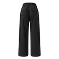 thumbnail image 7 of Sngxgn Cargo Pants for Women Pants Y2K Baggy Casual High Waist Wide Leg Track Pants Streetwear(Black,S), 7 of 7