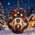 thumbnail image 6 of KRONDO Christmas Patchwork Ornament DIY Kit, Fabric Craft Set for Holiday Tree, Mantel & Gift Display, 6 of 9