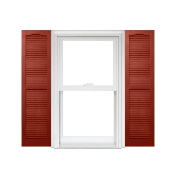 Homeside Open Louver Vinyl Shutters (1 Pair)