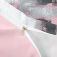 thumbnail image 4 of Homewish Pink Oil Painting Duvet Cover Queen,Classic Abstract Geometric Queen Bedding,Pink Reversible,3 Pieces,1 Duvet Cover and 2 Pillowcases, 4 of 6