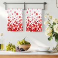 thumbnail image 3 of Ombre Red Polka Dot Kitchen Towels Set of 4, Abstract Watercolor Geometric Gradient Absorbent Dish Towels for Kitchen, Microfiber Hand Towel, Quick Drying Tea Towel for Cleaning Decorative Dishcloths, 3 of 7