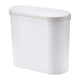 thumbnail image 1 of Cubo de basura de cocina, contenedor de basura, cubo de basura delgado y sencillo, estilo nórdico. Blanco, 1 of 9