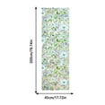 thumbnail image 2 of Zmeidao Floral Privacy Window Film, Static Cling Rainbow Stained Glass Decals for Home Door 17.7x78.7in, 2 of 5