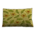 thumbnail image 1 of Ahgly Company Patterned Indoor Rectangular Banana Yellow Lumbar Throw Pillow, 13 inch by 19 inch, 1 of 5