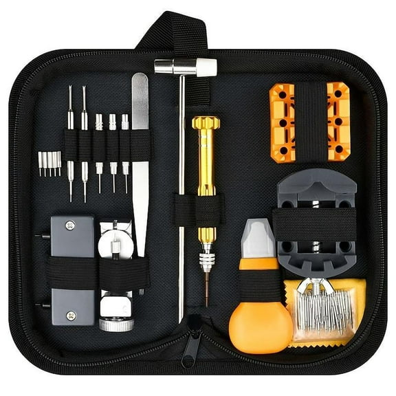 77-piece watch repair tool set watch repair tool strap remover watch opener tool set