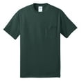 thumbnail image 5 of Yellow Rooster Men's Core Blend Pocket T-Shirts Dark Green XL, 5 of 6