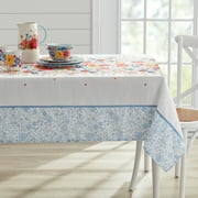 The Pioneer Woman Flowering Frontier Fabric Tablecloth, Multi-color, 60 W x 102 L