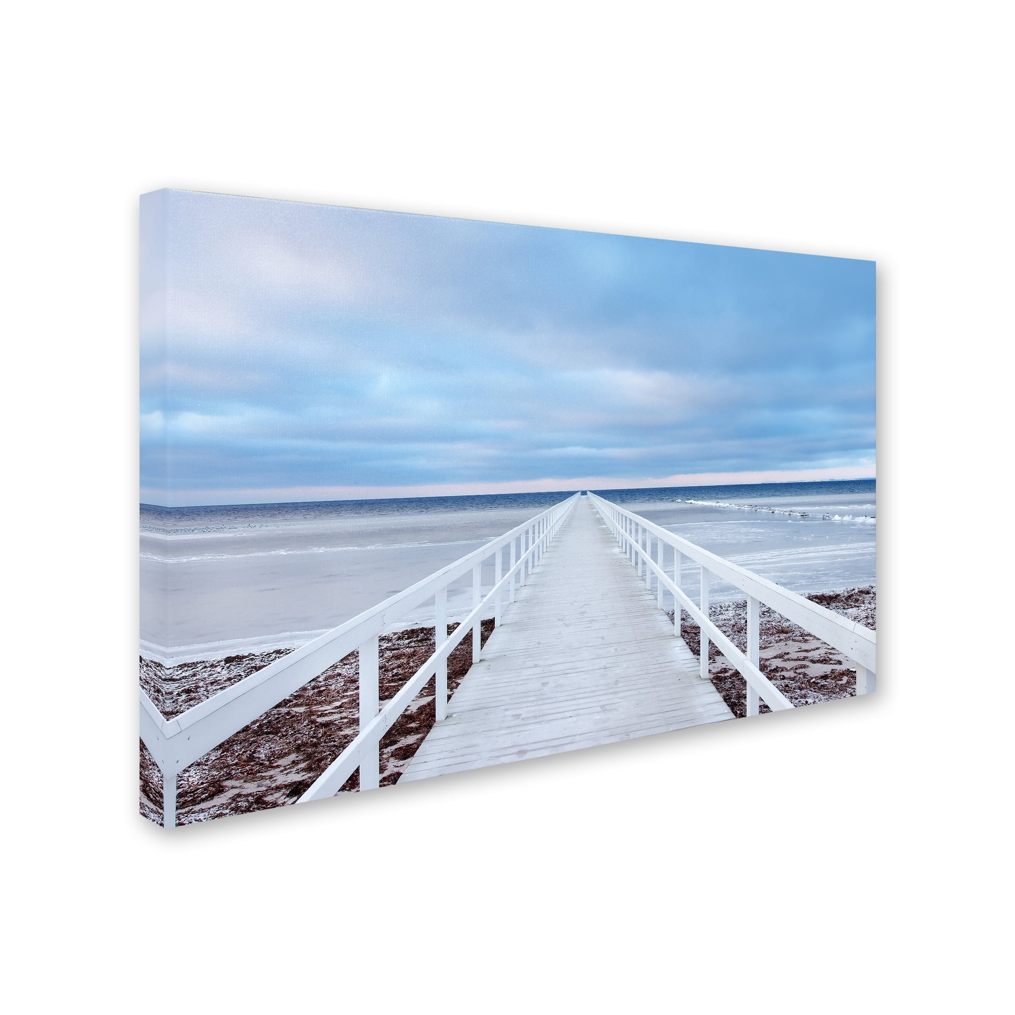 Jacek Oleksinski 'The Bridge' Canvas Art