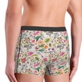 thumbnail image 4 of Rateoe Bunny Floral Mens Boxer Briefs Poly Spandex Performance Boxer Briefs Underwear Hem Boxer Briefs - Large, 4 of 8