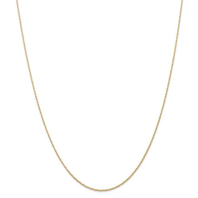 0.7 mm x 20 in. 14K Yellow Gold Carded Cable Rope Chain