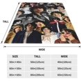 thumbnail image 4 of Mike Wolfhard Wheeler Printed Blanket Throw Lightweight Super Soft Micro Fleece Throw Blankets, 4 of 5