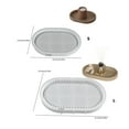 thumbnail image 5 of Sturdy Large Capacity Oval Plate Tray Portable for Weddings and Celebrations, 5 of 11