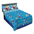 thumbnail image 1 of Ensemble de draps pour lit double Sonic "Speed Freak" 4 pcs, 1 of 4
