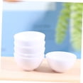 thumbnail image 4 of AURARMLET Mini Bols 25 Pcs pour Accessoires de Maison Miniature Plastique Blanc Design Réaliste pour Décoration, 4 of 8