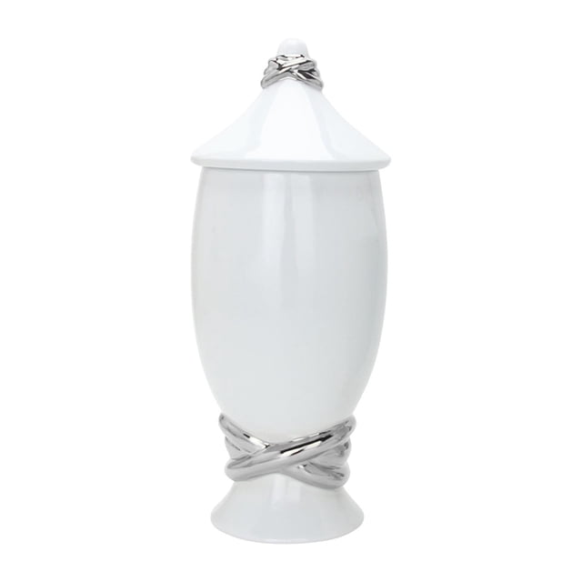 Tarro de jengibre, tarro de cerámica, jarrón con tapa, colección de arreglos florales, almacenamiento Grande
