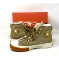 thumbnail image 5 of Converse Chuck 70 Sneakers High Faux Fur Canvas Suede Khaki Casual A04410C, 5 of 5