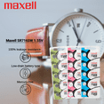 thumbnail image 2 of Maxell 315 SR716SW 1.55V Silver Oxide Watch Battery (100 Batteries), 2 of 5