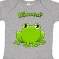 thumbnail image 4 of Inktastic Kisses? Cute Frog Boys or Girls Baby Bodysuit, 4 of 5