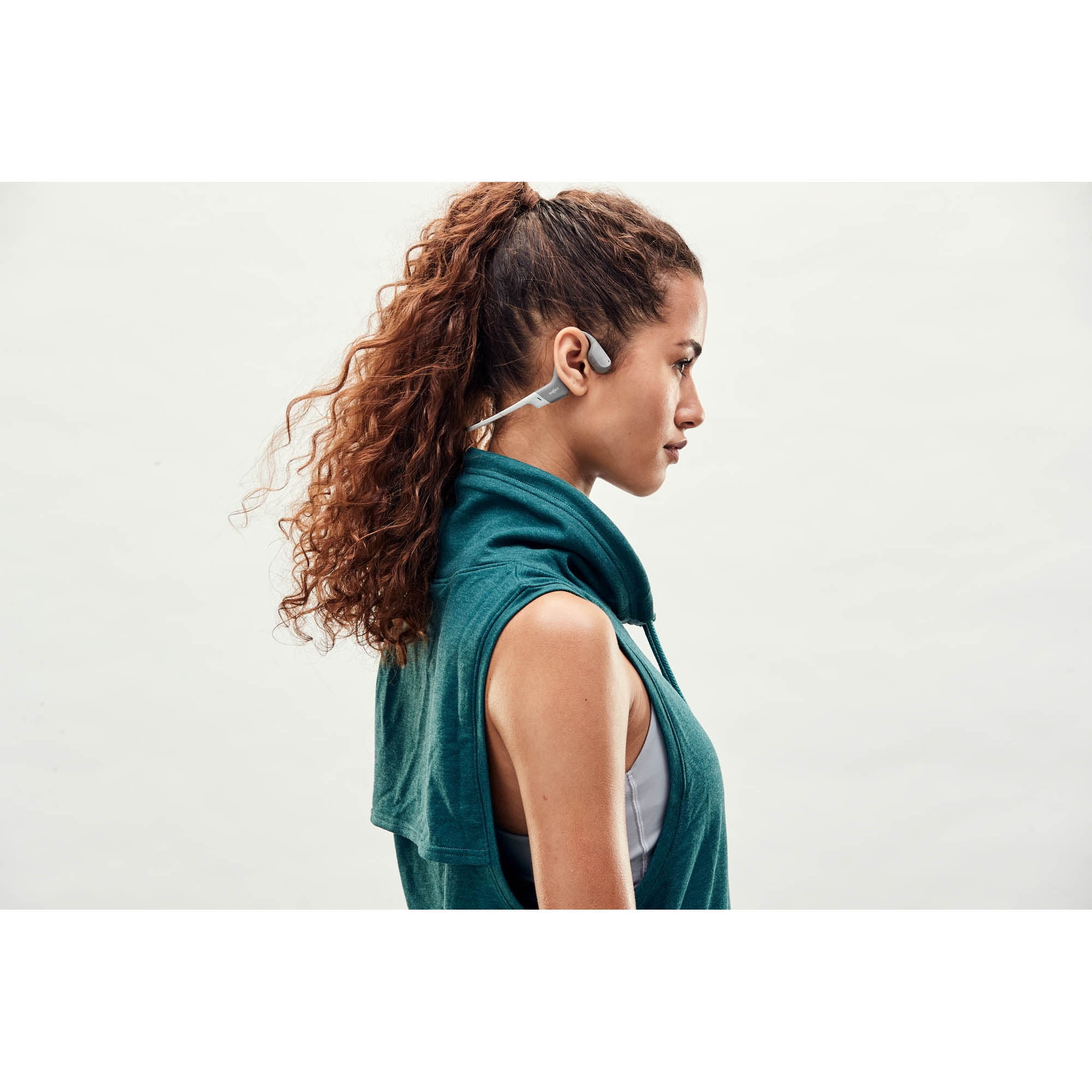 Shokz - OpenRun, CASQUE DE SPORT A CONDUCTION OSSEUSE, greis