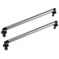thumbnail image 5 of 2pcs 200mm 7.87" Car Splitter Support Rods Adjustable Front Rear Bumper Lip Splitter Strut Rod Tie Support Silver Tone, 5 of 6