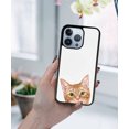 thumbnail image 5 of FINCIBO Soft Rubber Protector Cover Case for Apple iPhone 13 Pro 6.1" 2021 (NOT FIT Apple iPhone 13 mini 5.4" 2021/iPhone 13 6.1" 2021/iPhone 13 Pro Max 6.7" 2021), Animal Orange Tabby Kitten Cat, 5 of 5