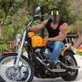 thumbnail image 2 of Cascos de motocicleta YONGSHENG Mascarilla Escudo Gafas desmontables Gris negro, 2 of 5