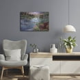 thumbnail image 6 of Luxe Metal Art 'Bridge Fishing' by Bigelow Illustrations Metal Wall Art, 24" x 16", 6 of 8