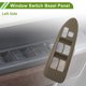 thumbnail image 5 of Único 1 Pcs Cubierta del marco del interruptor de ventana del lado izquierdo No.74232AA030E0 Panel de control de puerta para Toyota Camry 1997-2001 Plástico Marrón, 5 of 6