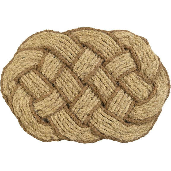 Handwoven Doormat - Braided, 24"x36"