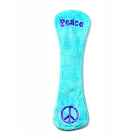 Peace Sign Page Pal Plush Bookmark by Ganz - Blue