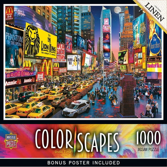 MasterPieces 1000 Piece Jigsaw Puzzle - Show Time - 19.25"x26.75"