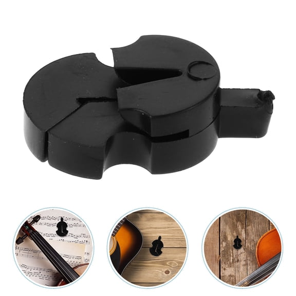 MLINS Rubber Tourte Style Mute for All Violins and Small Violas Violin Practice for Quiet Practice Violin Practice Mute Violin Instrument Accessory