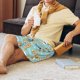 thumbnail image 5 of Balery Cute Dogs Corgi Pantalones cortos de pijama de punto de algodón para hombre con cinturilla y bolsillos-XX-Large, 5 of 6