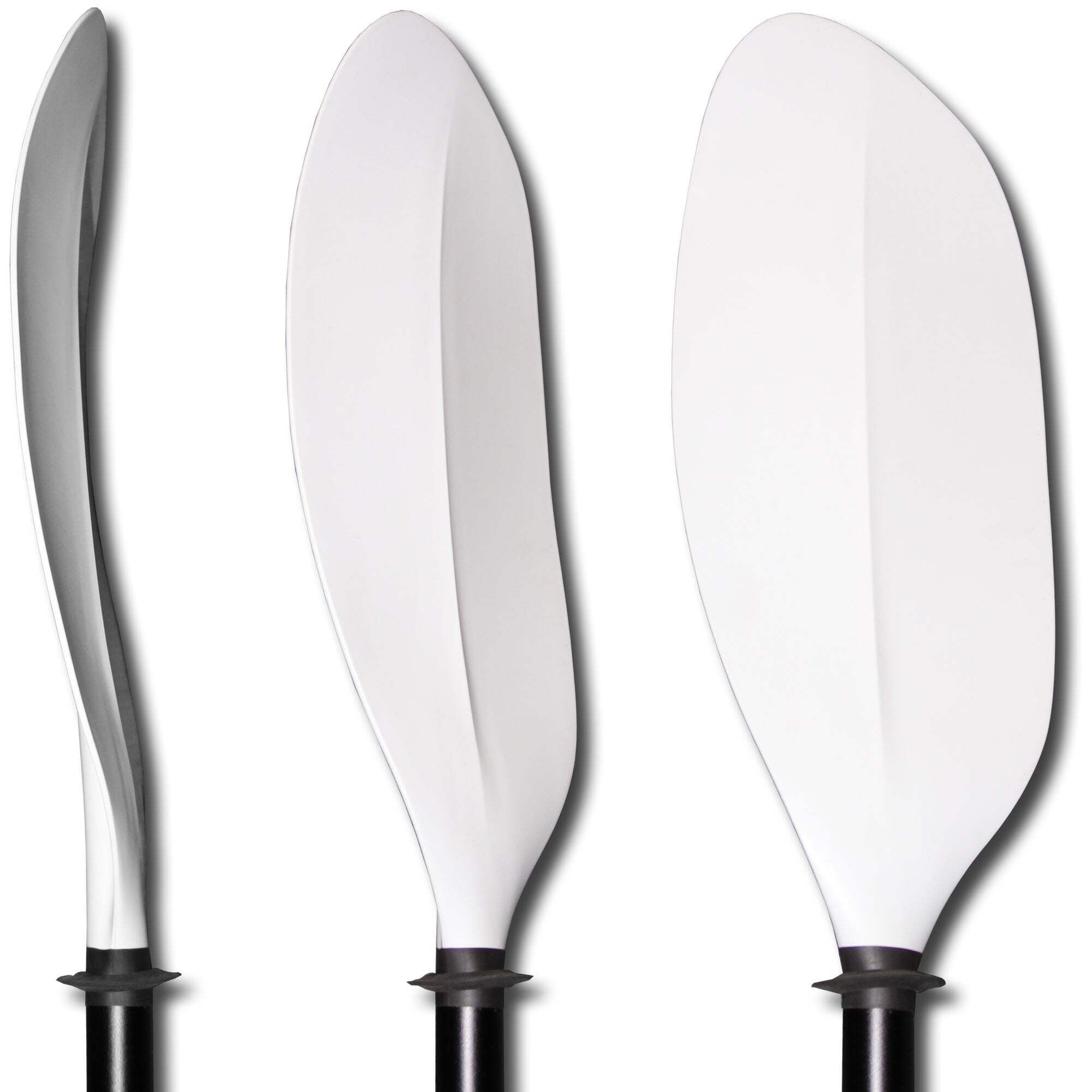 Hardcore Water Sports 175 Cm. Kayak Paddle Curved Blade 2-pc with Aluminum Shaft (Yellow)