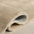 thumbnail image 5 of Rugs USA Gaia New Zealand Wool Shag Area Rug, 2' 6" x 8', Runner, Gaia Sand, 5 of 10