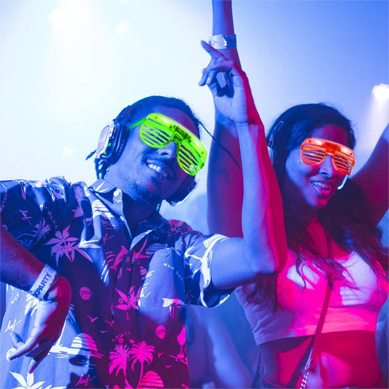 5/10/Bulk LED Glow Tv Show Glasses For Kids And Adults Perfect For Glow Tv  Show In The Dark Parties And Neon Favors From Hxhgood, $8.67