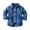Blue, variant on Ulanda Kids Little Boys Girls Baby Long Sleeve Button Down Red Plaid Flannel Shirt Plaid Girl Boy (Blue, 18-24 Months)