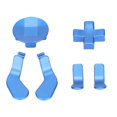 thumbnail image 1 of Reemplazo de paletas de metal D-Pads de acero inoxidable para mandos Xbox One Elite Series 2, 1 of 14