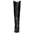 thumbnail image 6 of Journee Womens Rehela Wide Width Wide Calf Pull On Stiletto Heel Boots, Widths Available, 6 of 9
