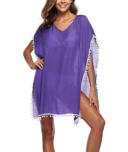 purple beach dress