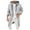 Grey, variant on QHFBli Water-Resistant Mens Trench Coat Men's Winter Wool Blend Anorak Long Hooded Overcoat with Soft Warm Comfortable Grey L