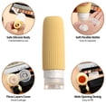 thumbnail image 6 of Micebay Silicone Travel Bottles, Leak Proof Toiletry Containers for Shampoo, Conditioner & Lotion, Yellow, 6 of 8