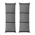 thumbnail image 2 of Bingfone Body Pillow Cover Long Pillow Case With Zipper Decorative Bedding Pillowcase 20"X54" Soft Cushion Pillow Case For Bedroom-Black And White Stripes, 2 of 8
