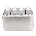 thumbnail image 2 of Sauce Pump Container, Sauce Dispenser Pump Salad Jam Seasoning Condiment Squeeze Pump Container with Base for Kitchen Restaurant, 2 of 7