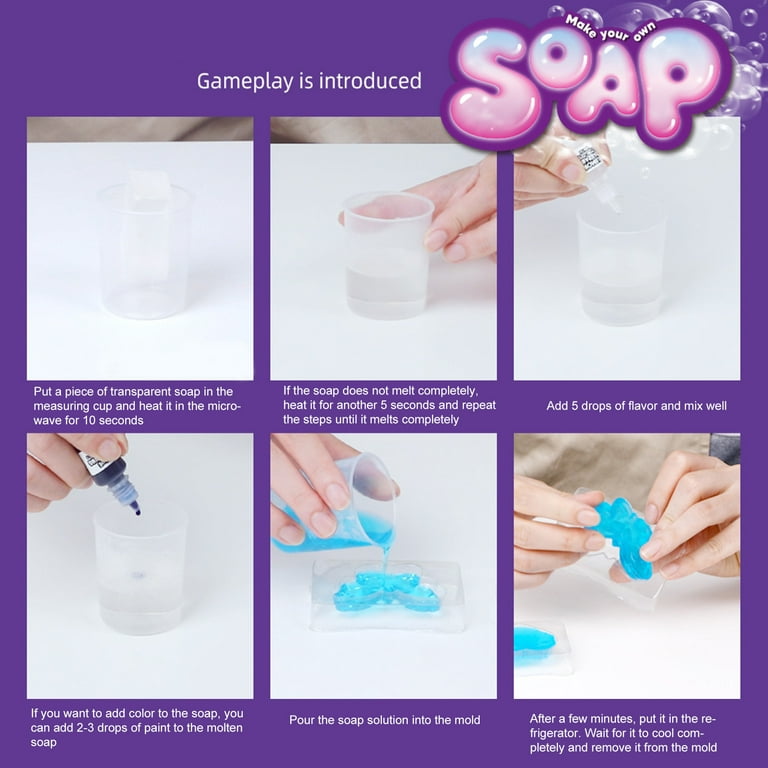 DIY Bath Bomb Soap Making Kit for Kids, 2-in-1 Spa STEM Science Kits Gift